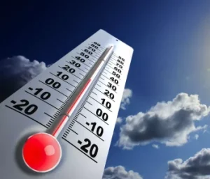Rising temperatures